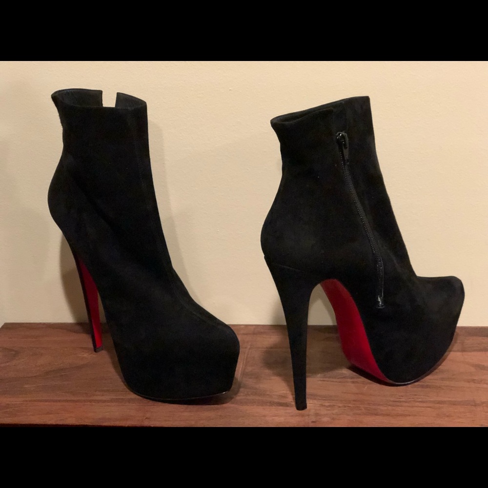 Christian Louboutin Daffodile Suede Bootie